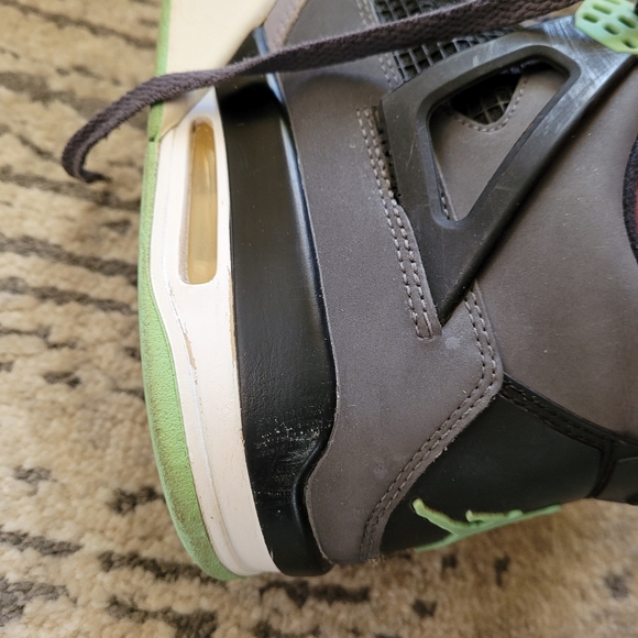 Nike Air Jordan 4 Retro 'Green Glow' Size 10 - Picture 7 of 12
